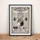 Labyrinth Newspaper Poster print