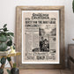 Indiana Jones and the Last Crusade Newspaper poster print