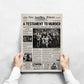 Laurel & Hardy Murder Case Newspaper Poster print