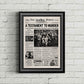 Laurel & Hardy Murder Case Newspaper Poster print