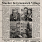 Rear Window Newspaper Poster Print