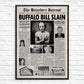 The Silence of the Lambs Newspaper poster print