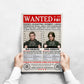 Supernatural Winchester Brothers FBI Wanted Poster Print