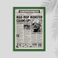 The Toxic Avenger Newspaper Poster Print