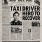 Taxi Driver Newspaper Poster print
