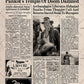 Indiana Jones and the Temple of Doom Newspaper poster print
