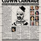 Terrifier Newspaper Poster print