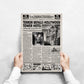 The Twilight Zone Tower of Terror Newspaper print