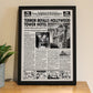 The Twilight Zone Tower of Terror Newspaper print