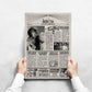 Teen Wolf 1985 Movie Newspaper Poster Print